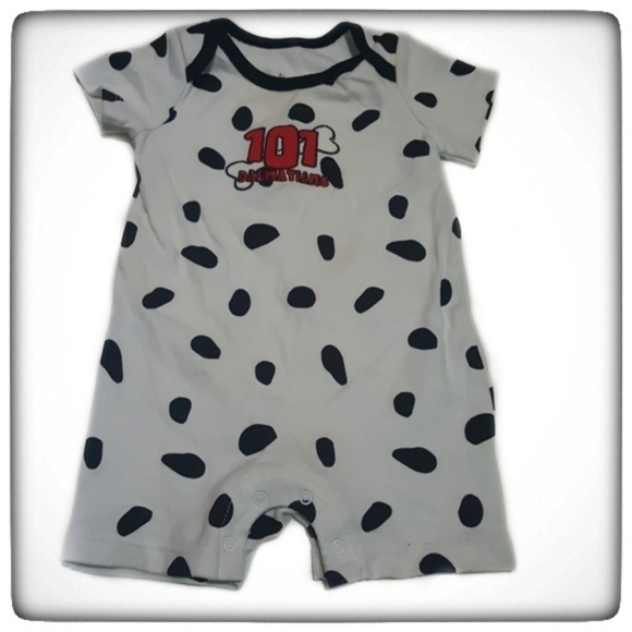 The Dalmtion Spots Stylish Baby Romper